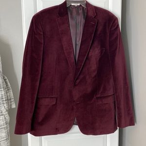Mens velour suit jacket